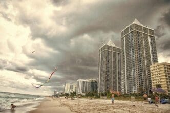 Cloudy Sky in Miami Beach