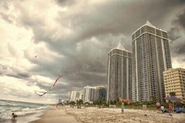 Cloudy Sky in Miami Beach