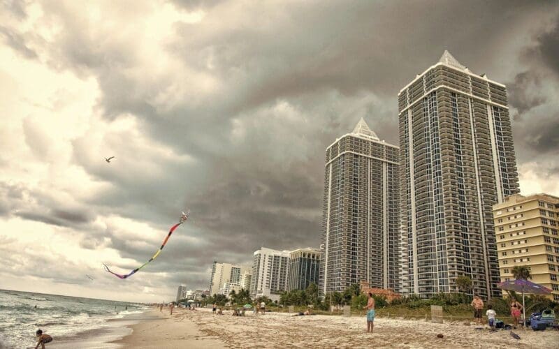 Cloudy Sky in Miami Beach