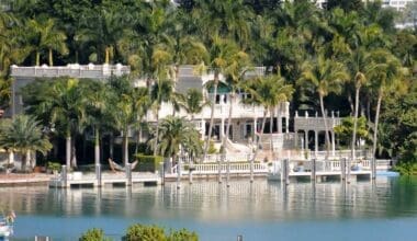 Luxury waterfront real estate in Miami, Florida