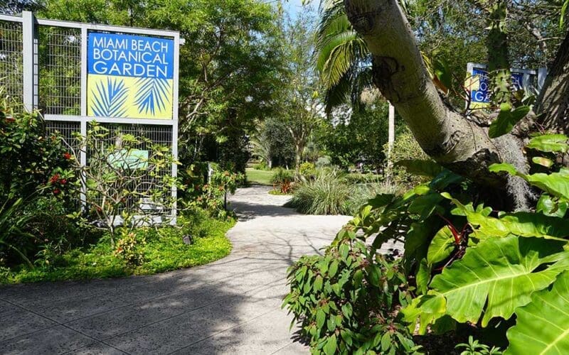 Botanical Garden Entrance