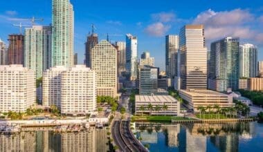 Skyscrapers in Downtown Miami, Florida