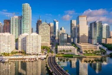 Skyscrapers in Downtown Miami, Florida
