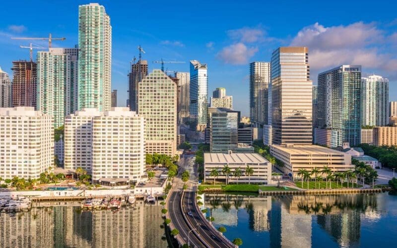 Skyscrapers in Downtown Miami, Florida